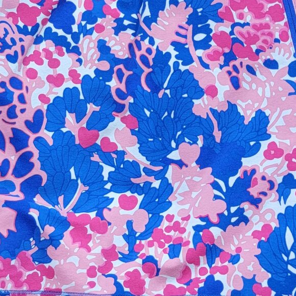 NWT T by Talbots Pink Blue Spring Garden Floral Stretch Skort - MP - Picture 2 of 11